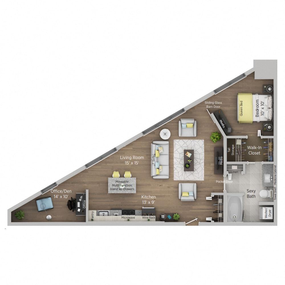 1 bedroom apartment for rent