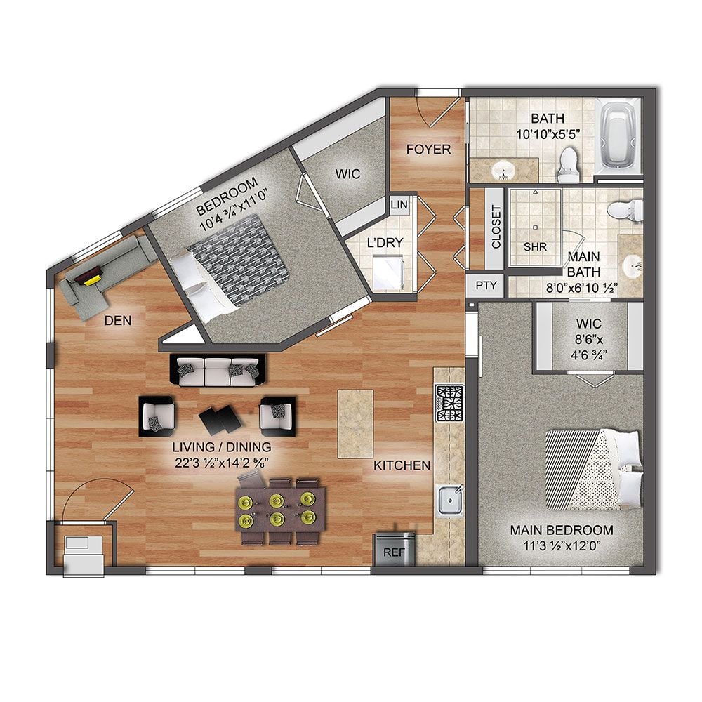 2 bedroom apartment for rent
