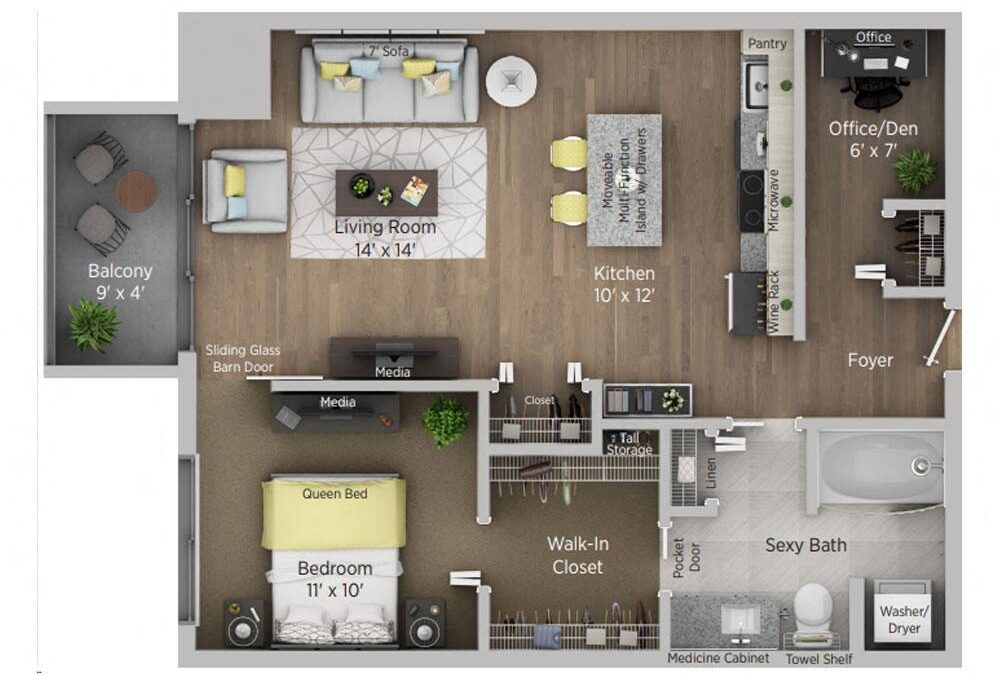 1 bedroom apartment for rent